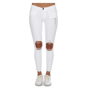 FRAME Denim white crop jean - size 28